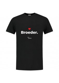 Broeder. Shirt Zwart Premium - Tommie indezorg