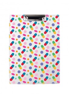 Clipboard A4 Colorful Pills