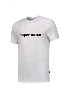 T-Shirt Super Nurse Wit
