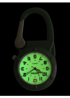 Knip Horloge NOC470 Lumineus Groen