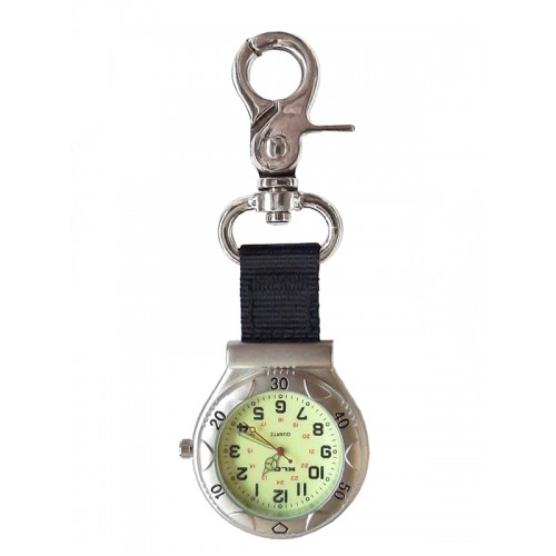 Karabijnhaak Horloge NOC457 Zilver