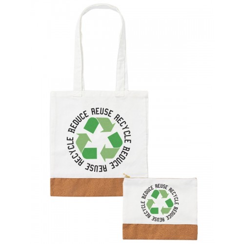 Canvas Draagtas Set -  Reduce Reuse Recycle