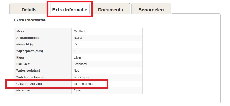Graveerservice informatie